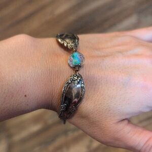 Old Spoon Beaded Bracelet